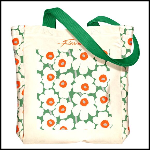 Other - Heavy Canvas Tote Bag with Zipper Pocket Large Size Durable Chic Shopping